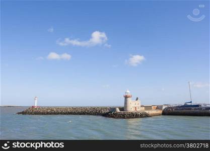 A Lighthouse in Howth. Ireland
