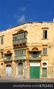 A limestone house in Malta.