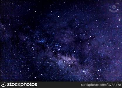 A look at a portion of the milky way galaxy filled with stars and planets
