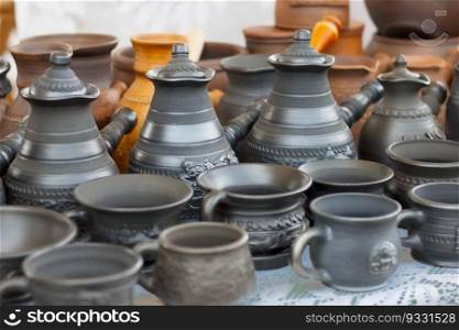 A lot of the old handmade clay pots on the market