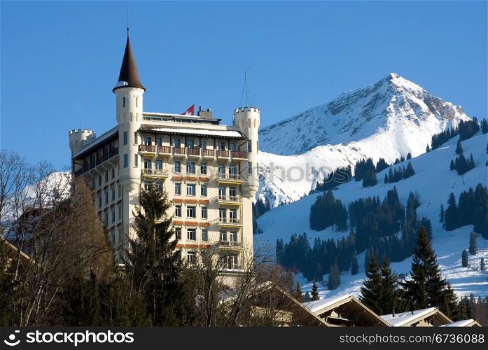 A luxury hotel in Gstaad, Switzerland