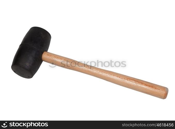 A mallet building tool isolated on white background