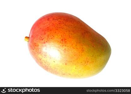 A mango fruit isolated on white