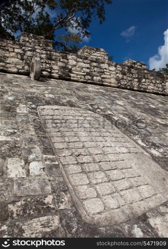 A Mayan Ball field, Yucatan, Mexico