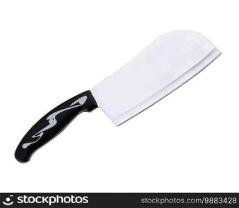 A meat knife isolated on white background. meat knife
