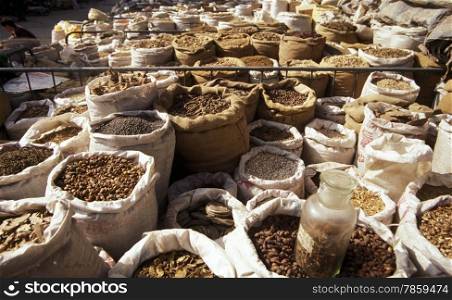 a medicine market in the city of xian in china in east asia. . ASIA CHINA XIAN