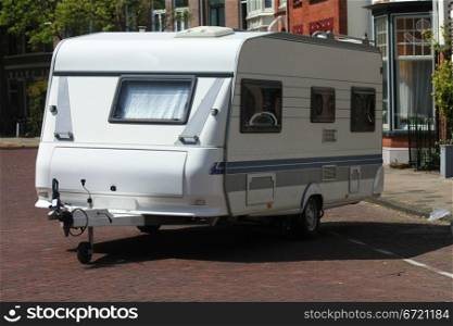 A middle size tour caravan
