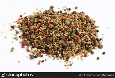 a mixture of different spices and peppers