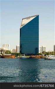 A Modern Building on Dubai Creek, Dubai, United Arab Emirates