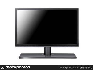 A monitor  isolated on white background. monitor on white background