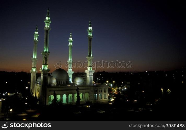 a mosque in the old town in the city of Aleppo in Syria in the middle east. MIDDLE EAST SYRIA ALEPPO OLD TOWN MOSQUE