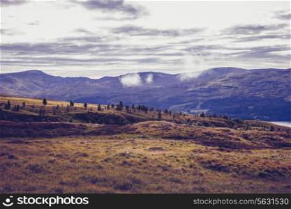 A mountainous landscape in Scotland