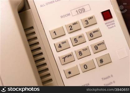 A nearly obsolete technology the motel landline phone