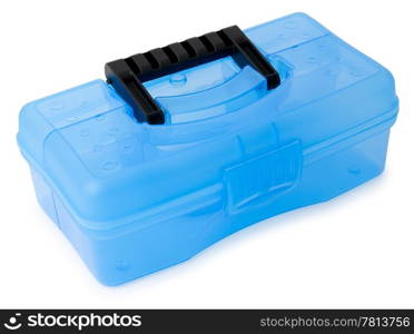 a new plastic box for tools, over white