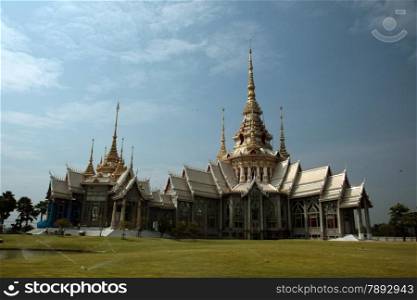 a new Wat near the city of Khorat in the Province of Nakhon Ratchasima in the Region of Isan in Northeast Thailand in Thailand.&#xA;