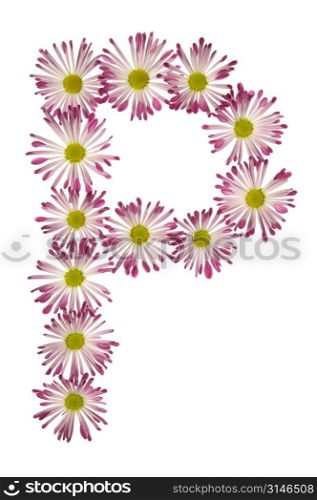 A P Made Of Pink And White Daisies