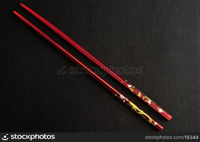 A pair of chop sticks