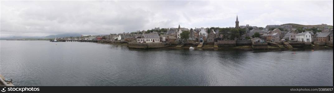 A Panorama of Stromness, Orkney, UK