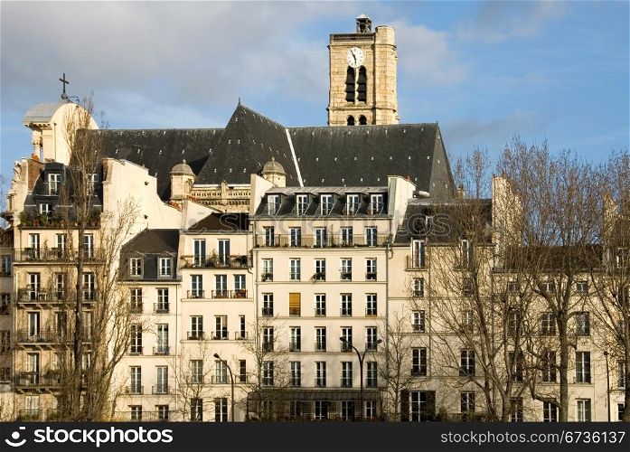 A Parisian apartment building