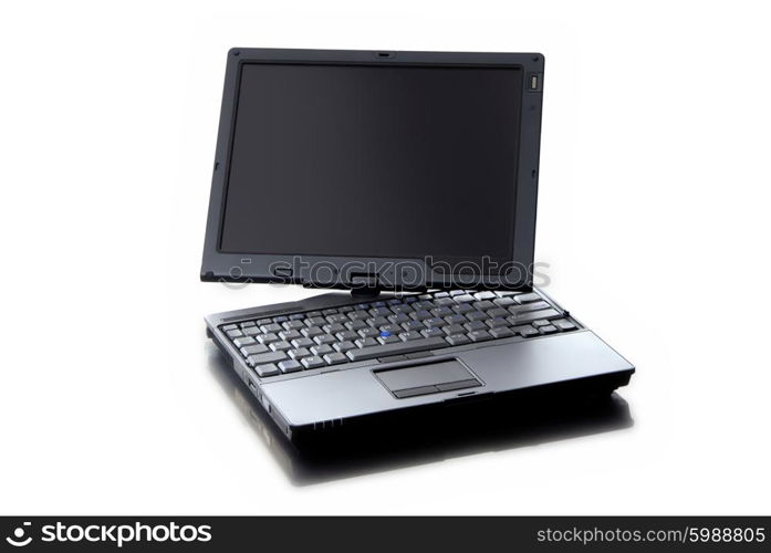 a personal computer isolated on white background