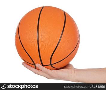 a photo of a Basketball on white background