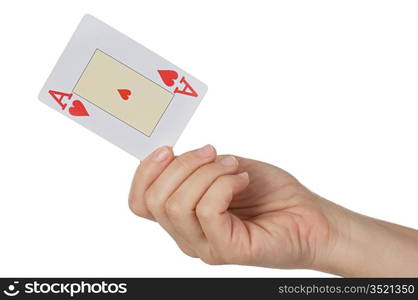 a photo of a heart a over white background