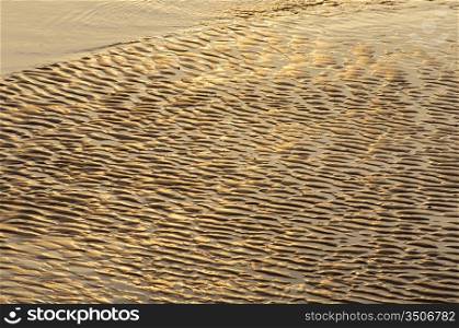 A photo of sand in the beach