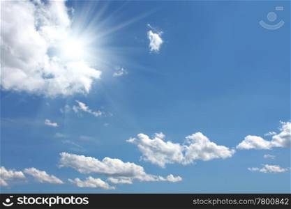 A photography of a blue sky background