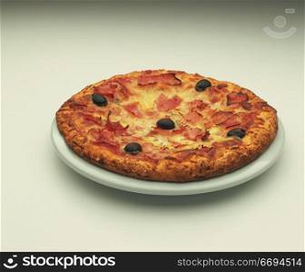 a pizza