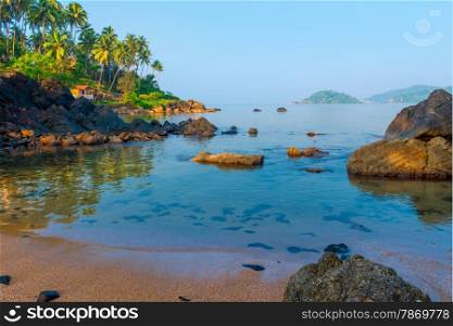 a place for rest and relaxation - a beach in South Goa