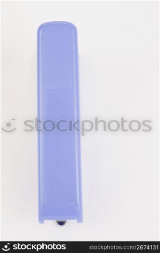 a purple stapler