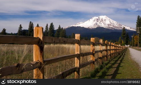 A quiet drive in the country reveal some beautiful territory on the south side of Mount Shasta