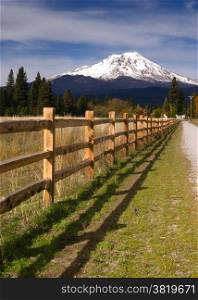 A quiet walk in the country reveals some beautiful territory on the south side of Mount Shasta