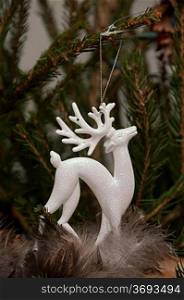 A reindeer christmas decoration