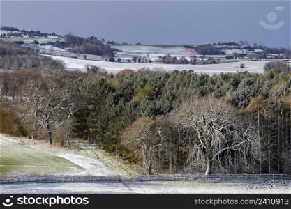 A return of Winter weather - Late Spring snowfall in the Yorkshire Dales in North Yorkshire in the United Kingdom.