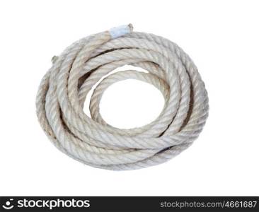 A rope isolated on a white background