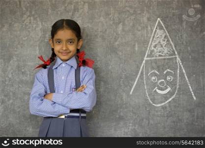 A rural school girl