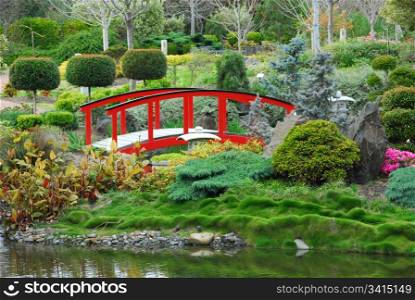 A scene from a Japanese garden, New South Wales, Australia