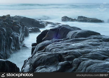 A seascape taken at Amanzimtoti, Kwa-Zulu Natal, South Africa