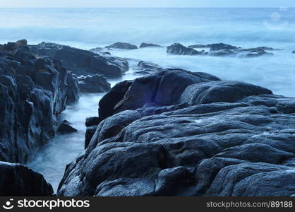 A seascape taken at Amanzimtoti, Kwa-Zulu Natal, South Africa