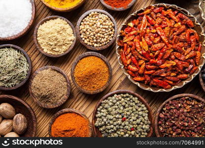 A selection of spices