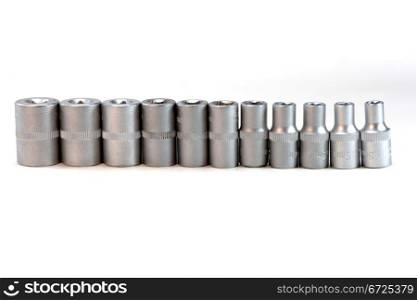 a set of adapters for a wrench
