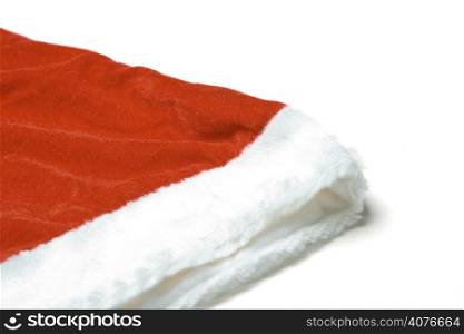 A shot of christmas santa claus hat with copyspace