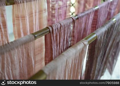 a silk production in the city of chiang mai in the north of Thailand in Southeastasia. &#xA;&#xA;&#xA;