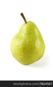 A single pear isolated on a white background. Clipping path included.