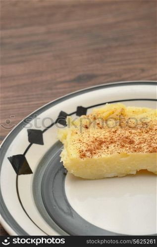A slice of milk tart