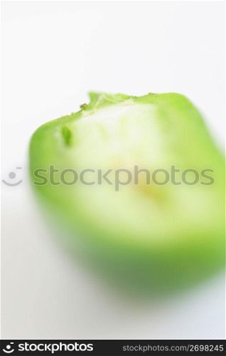 a sliced open vegetable