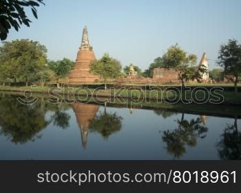 a smal Temple of the Historical park in the city of Ayutthaya north of bangkok in Thailand in southeastasia.. ASIA THAILAND AYUTHAYA HISTORICAL PARK