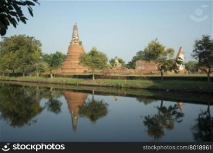 a smal Temple of the Historical park in the city of Ayutthaya north of bangkok in Thailand in southeastasia.. ASIA THAILAND AYUTHAYA HISTORICAL PARK