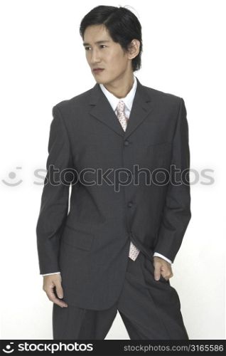 A smart and sophisticated asian businessman